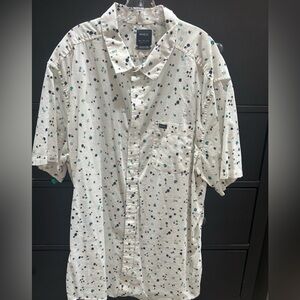 RVCA Men's Patterned Short Sleeve Shirt
